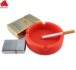 厂家直销阻燃硅胶烟灰缸 集时尚、安全与实用于一体的硅胶礼品